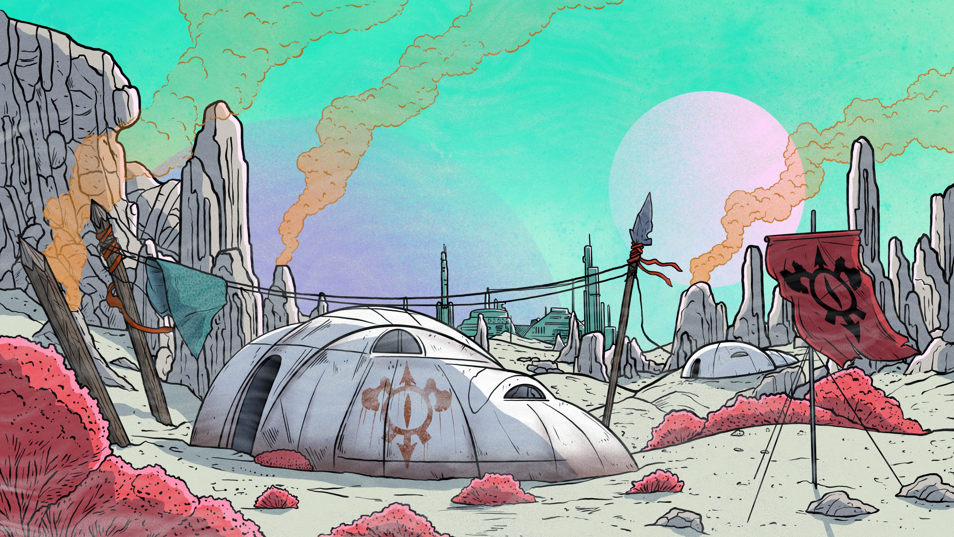 The Desert Wastes of Alpha Draconis